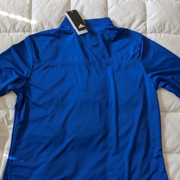 adidas long sleeved 1/4 Zip knit shirt - Picture 7 of 9